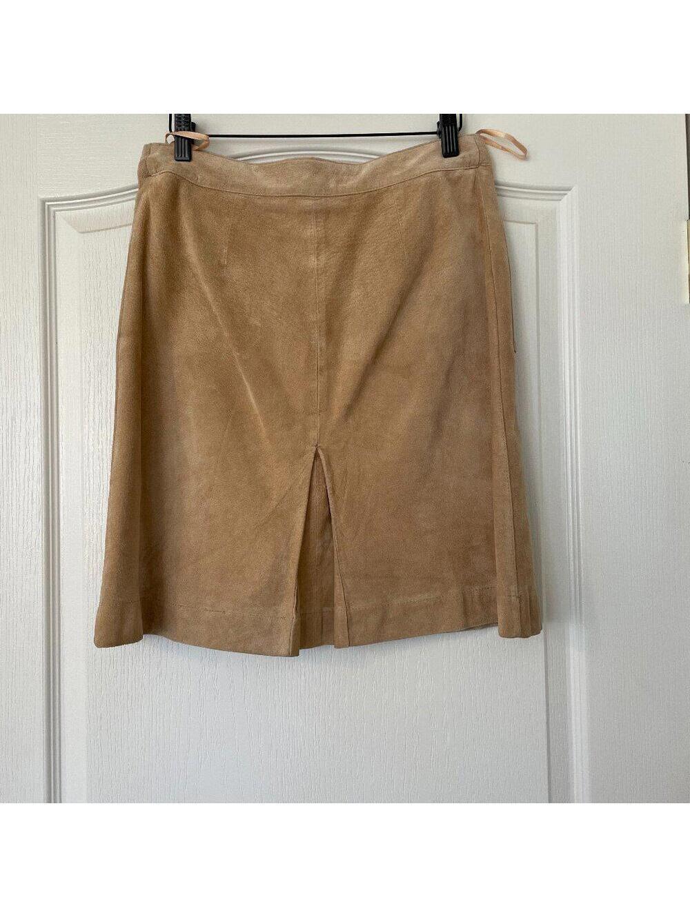 Y2K Vintage classic Lilly Pulitzer suede skirt